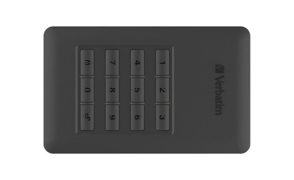 2.5” Внешний HDD Verbatim Store 'n' Go with Keypad Access / USB3.0/USB-C / 1.0TB / Black photo 1