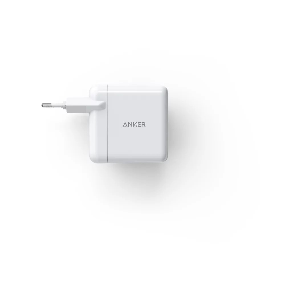 USB-зарядное устройство Anker PowerPort PD+ 2 / 35W (PowerDelivery (20W) and USB-A PowerIQ (15W)) / White photo 2