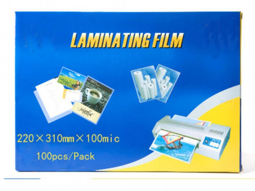 PSPET 007888, A3 Lamination Film 100 microns, 100 sheets, PS. photo 1