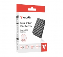 Внешний M.2 SSD Verbatim Store 'n' Go Mini Diamond / 1TB / USB 3.2 Gen2 / Black thumbnav 3