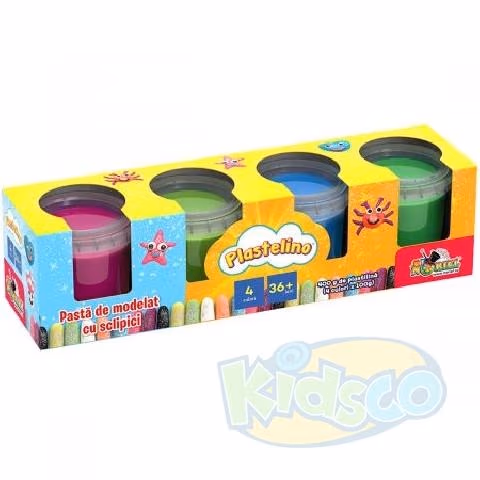 Noriel INT3473 Plastelino - Pasta De Modelat Cu Sclipici 