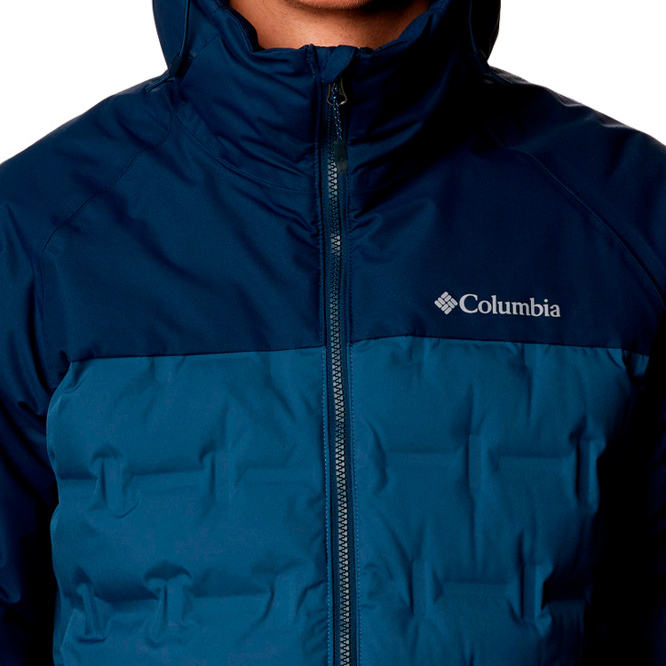 Куртка мужская Columbia Grand Trek III Down Hooded Jacket S Синий photo 3