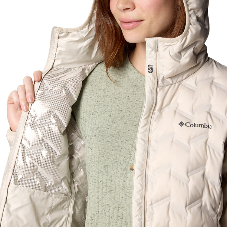 Scurta bărbătesc Columbia Delta Ridge II Long Down Jacket XS Bej photo 5