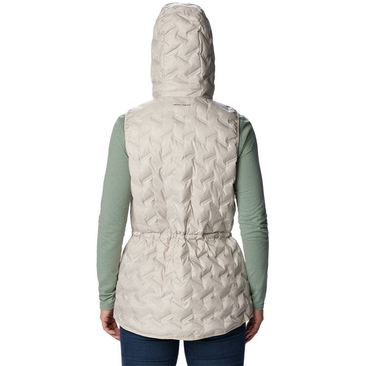 Vesta Columbia Delta Ridge II Down Hooded Vest S Alb Femei photo 3