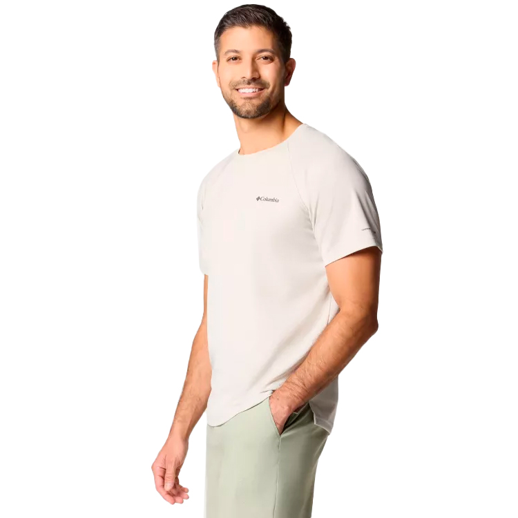 Tricou bărbătesc Columbia Alpine Chill Pro Short Sleeve Crew S Bej photo 2