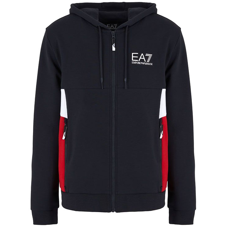 Hanorac pt bărbați EA7 EMPORIO ARMANI SWEATSHIRT S Albastru photo 4
