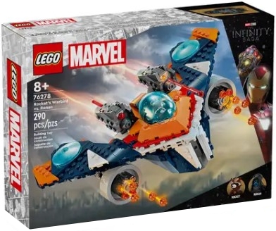 Constructor Lego Marvel Rockets Warbird vs. Ronan 76278 de la 8+ ani photo 1