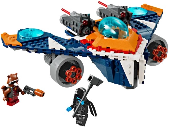 Constructor Lego Marvel Rockets Warbird vs. Ronan 76278 de la 8+ ani photo 2