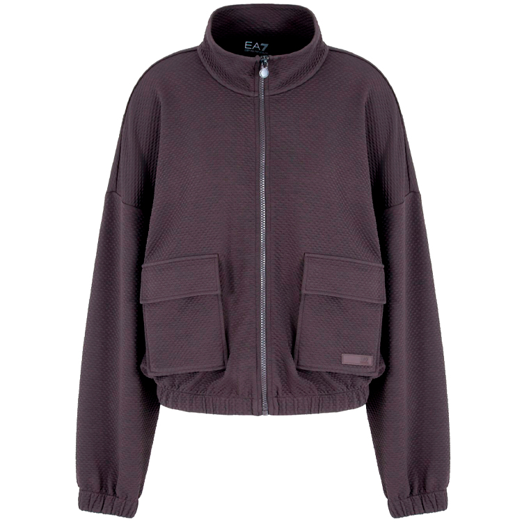 Hanorac EA7 EMPORIO ARMANI TRAIN S4E W T-TOP FZ XS Gri Femei photo 2