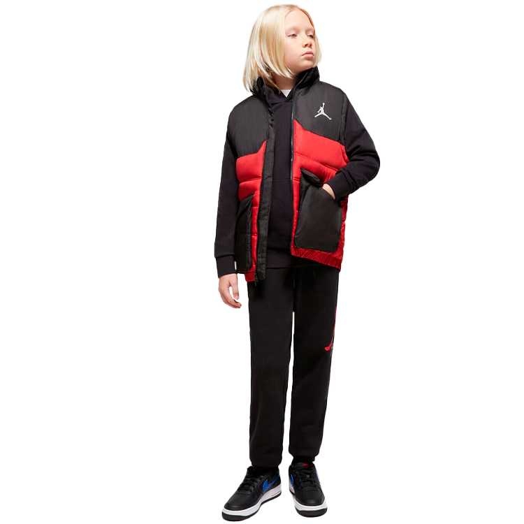 Vesta Nike JDB PUFFER FILLED VEST / Barbati / S / Negru-rosu photo 4