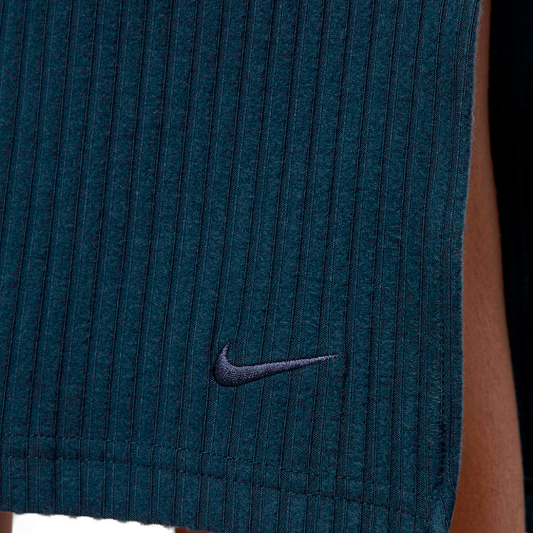 Fusta Nike W NSW NK CHLL KNT RIB MD SKIRT L Albastru Femei photo 5