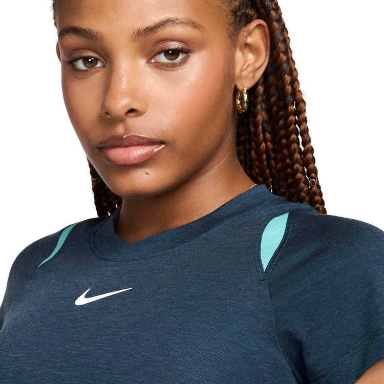 Tricou Nike W NKCT DF ADVTG SS TOP / Femei / S / Albastru photo 4