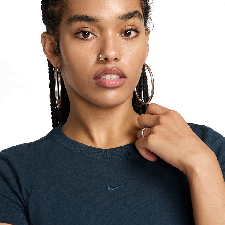 Tricou Nike W NSW NK CHLL KNT MD CRP M Albastru Femei photo 5