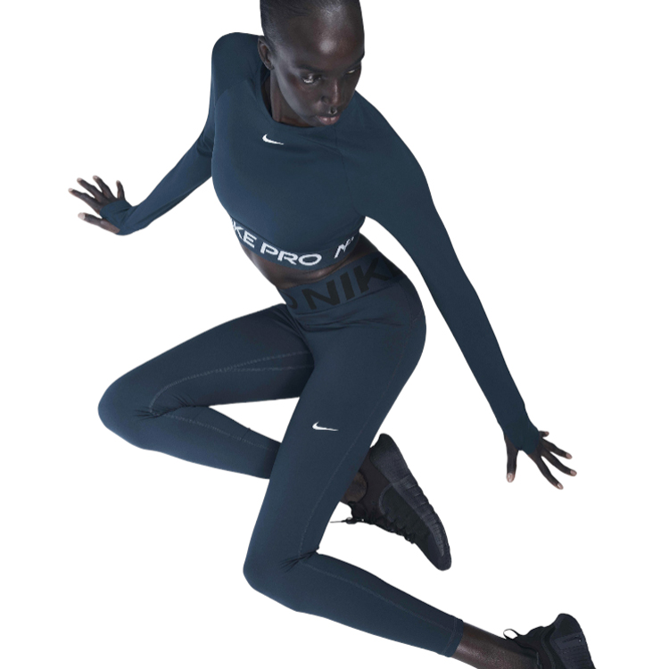 Panta-colanti Nike W NP SCULPT DF HR TIGHT / Femei / XXS / Albastru photo 4