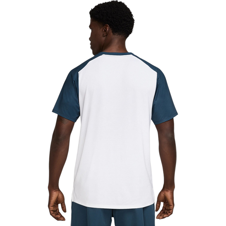 Tricou bărbătesc Nike M NKCT DF ADVTG TOP PRINT S Albastru-alb photo 3