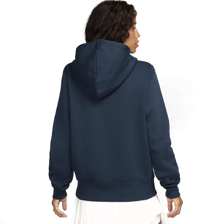 Hanorac Nike W NSW PHNX FLC STD PO HOODIE S Albastru Femei photo 4