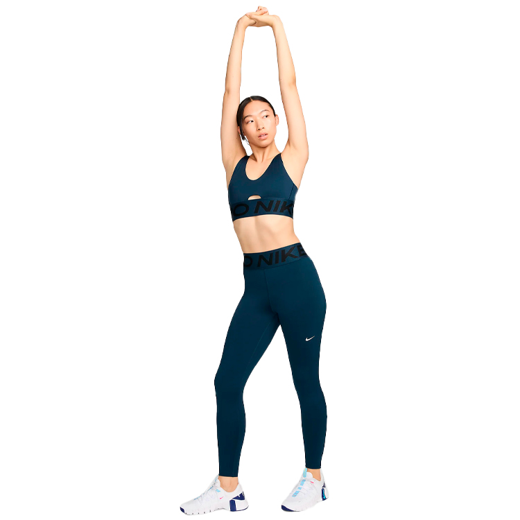 Bra sportive Nike W NP INDY PLUNGE BRA BOLD / Femei / M / Albastru photo 4