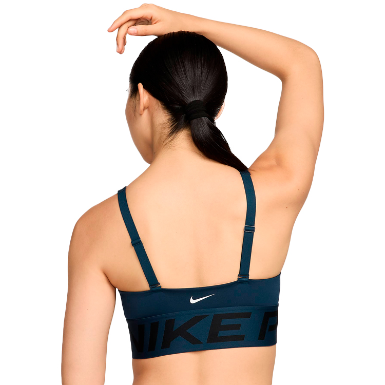 Bra sportive Nike W NP INDY PLUNGE BRA BOLD / Femei / M / Albastru photo 5