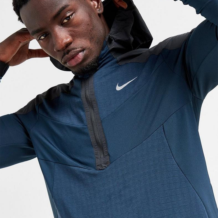 Hanorac pt bărbați Nike M NK ELMNT TOP LS WR XL Albastru photo 5