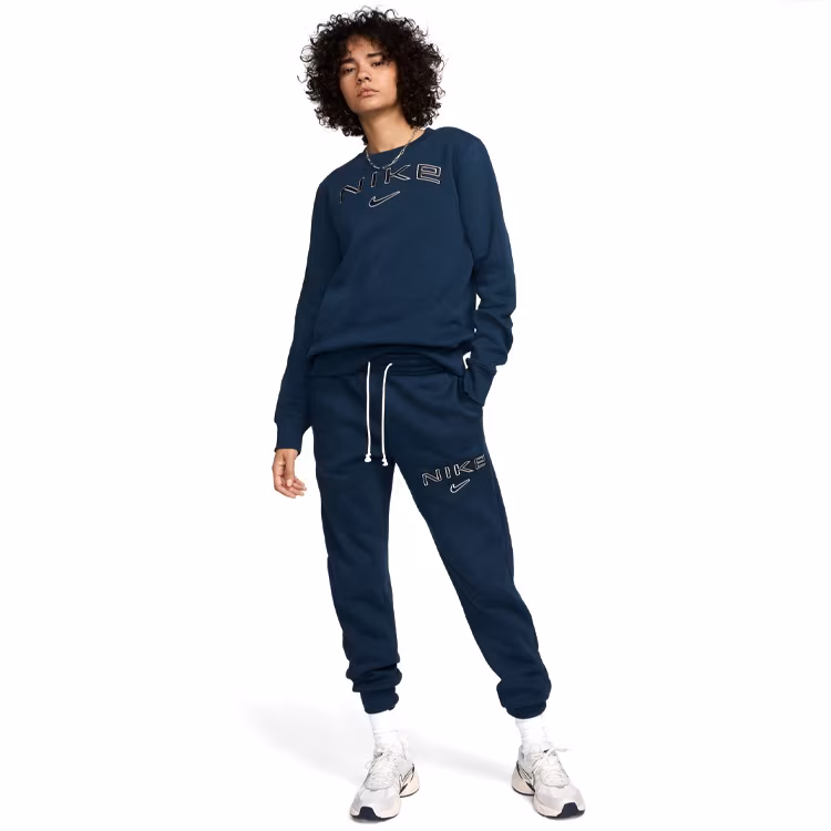 Толстовка Nike W NSW PHNX FLC STD LOGO CREW
