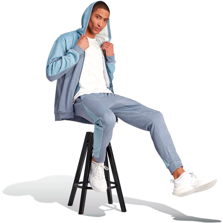 Hanorac pt bărbați Adidas M MEL FZ XL Gri photo 3