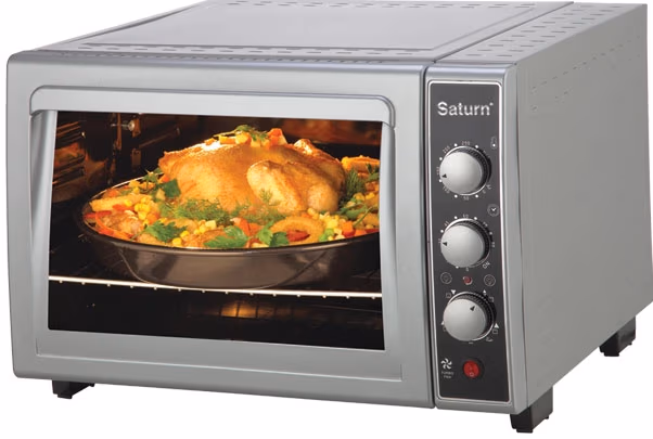 Электрическая печь Saturn STEC1078, 50 л, 1200 Вт, Серый