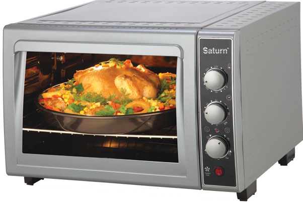 Электрическая печь Saturn STEC1078, 50 л, 1200 Вт, Серый photo 