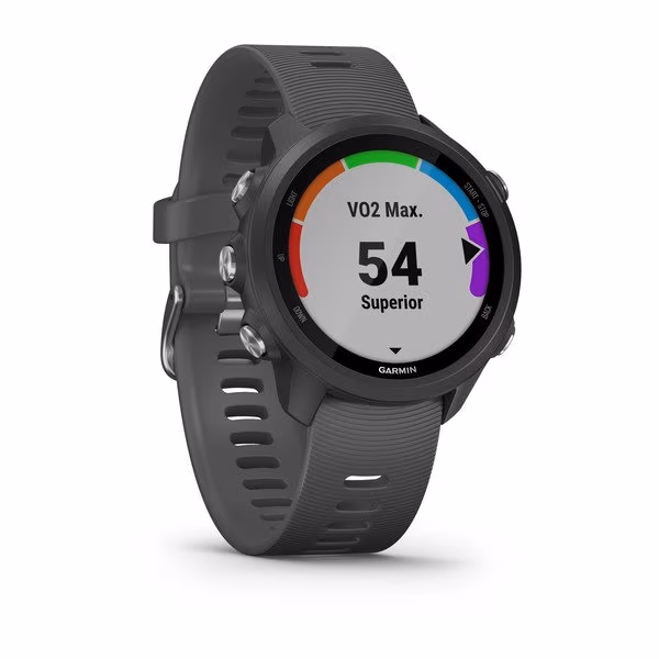 Garmin Forerunner 245, Grey, Bluetooth, ANT+ , Activity Tracker, Timer, Stopwatch, Smart notificatiions, GPS, Compass, Accelerometer, Pulse Ox, 38.5 g 