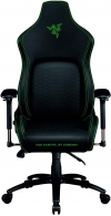 Razer Gaming Chair Iskur, Class 4 gas lift,  Armrest with comfortable cushions, 5-star metal powder coated, Tilting seat with locking possibility, Recommended Size: (170 – 190cm), < 136kg, Black /Green thumbnav 1