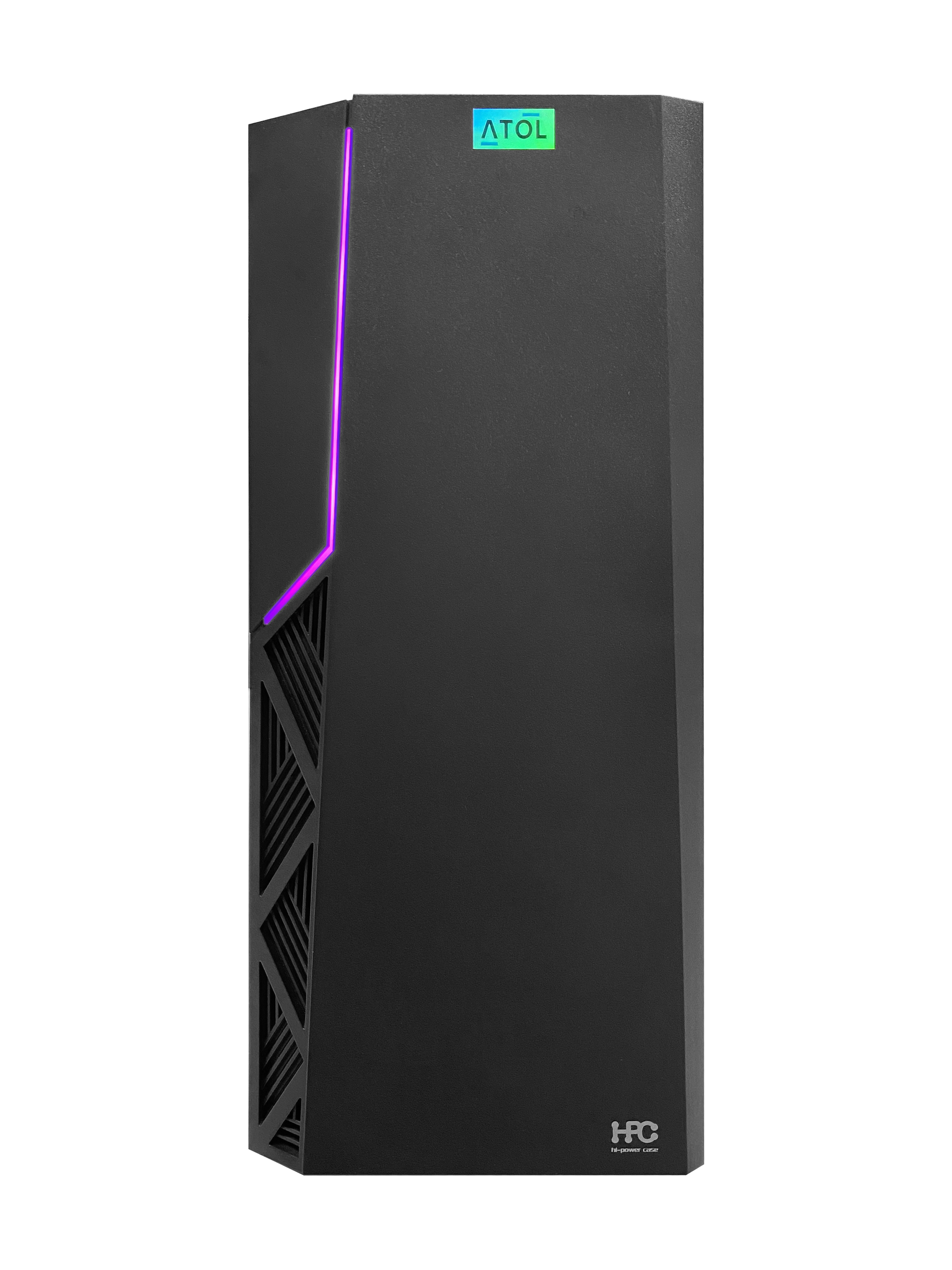 ATOL PC1083MP - Gamer #5 v2: Intel Six-Core i5-8600 6C/6T 3.1-4.3GHz/ MB B365/ RAM 8GB DDR4 2666/ SSD 2.5" 480GB+2.5" HDD 500GB/ VGA GTX1650 4GB/ Case HPC P-02 ATX/ PSU 650W, OS Linux photo 1