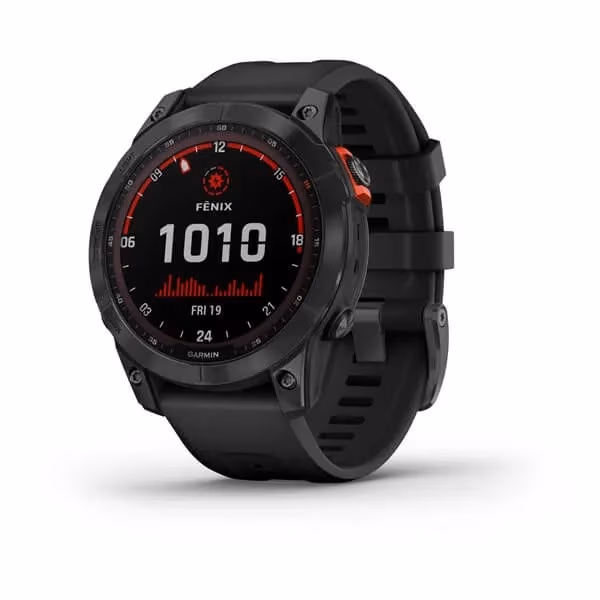 Garmin Fenix 7 Solar Slate Gray with Black Band 