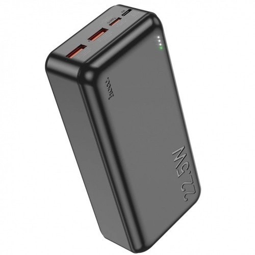Портативный аккумулятор HOCO J101B Astute / 22.5W / 30000mAh / Black photo 1