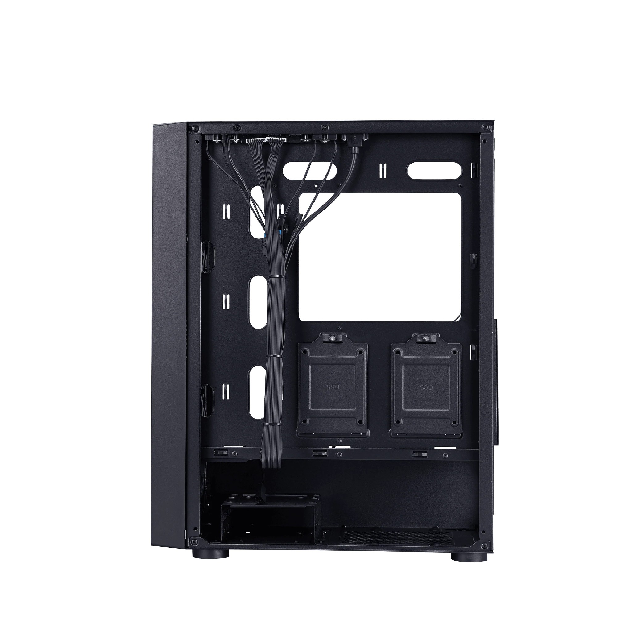 Корпус 1STPLAYER GO6 / w/oPSU / Side-Window / 4 x FS7 / ATX / Black photo 9