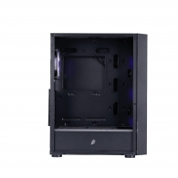 Корпус 1STPLAYER GO6 / w/oPSU / Side-Window / 4 x FS7 / ATX / Black thumbnav 8