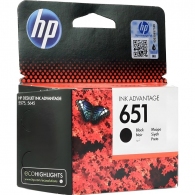 HP 651 (C2P10AE) Black Ink Cart for HP Deskjet Ink Advantage 5575 , HP DeskJet Ink Advantage 5645, 600p. thumbnav 4