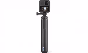 GoPro Max Grip + Tripod - for capturing 360 footage without the grip in your shot. Use it as a camera grip, extension pole or quick-deploy tripod. Compatible with all GoPro cameras.