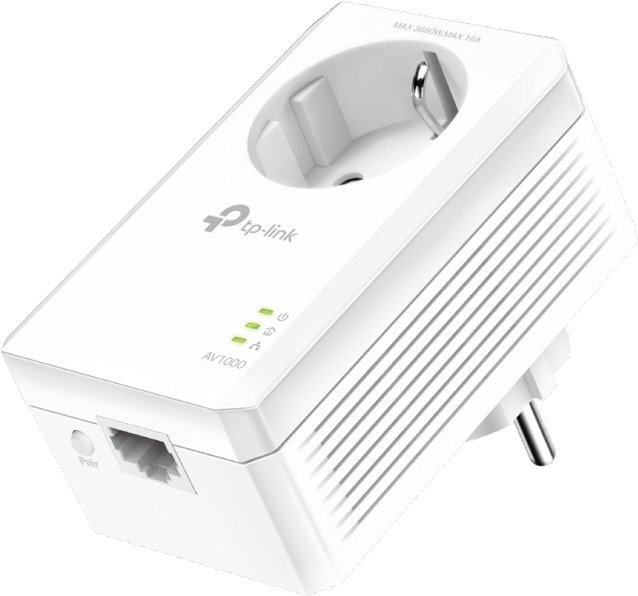 Adaptor Powerline TP-LINK  TL-PA7017P / 1000Mbps  / 1 Gigabit LAN Port photo 2