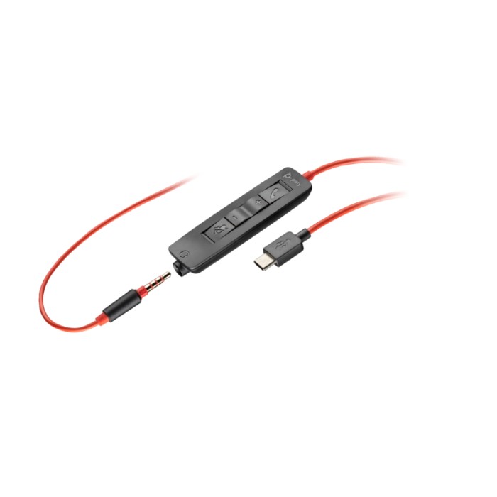 Casti Poly Blackwire 5220/ USB-C/A/ Black photo 3