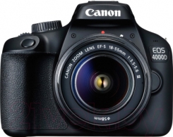 DSLR Camera Canon EOS 4000D EF-S Kit 18-55mm III (3011C015AA) (cu geanta SB130 si card de memorie SD de 16 GB) thumbnav 1