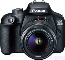 DSLR Camera Canon EOS 4000D EF-S Kit 18-55mm III (3011C015AA) (cu geanta SB130 si card de memorie SD de 16 GB) thumbnav 2