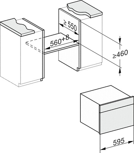 Cuptor cu aburi si microunde incorporabil Miele DGM7440OBSW / 40 l. / A / Obsidianul negruNegru photo 3