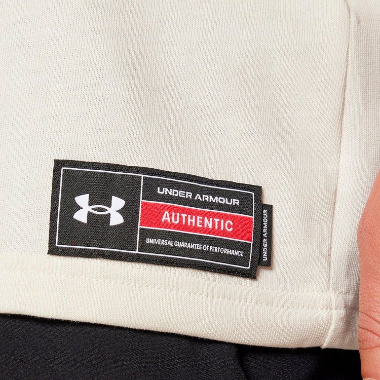 Tricou bărbătesc Under Armour UA M HW VARSITY OS SS L Bej photo 5