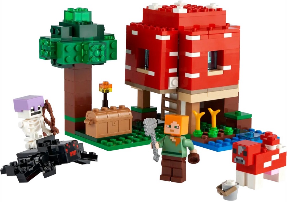 Constructor Lego Minecraft The Mushroom House 21179  de la 8+ ani photo 2