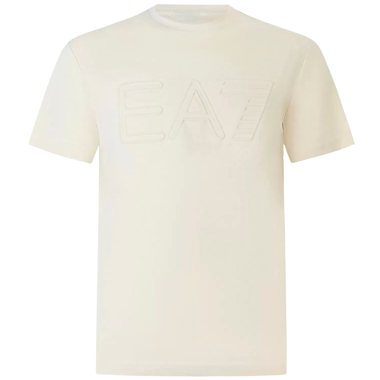 Футболка мужская EA7 EMPORIO ARMANI TRAIN LOGO SERIES M OVERSIZE L XS Бежевый photo 4