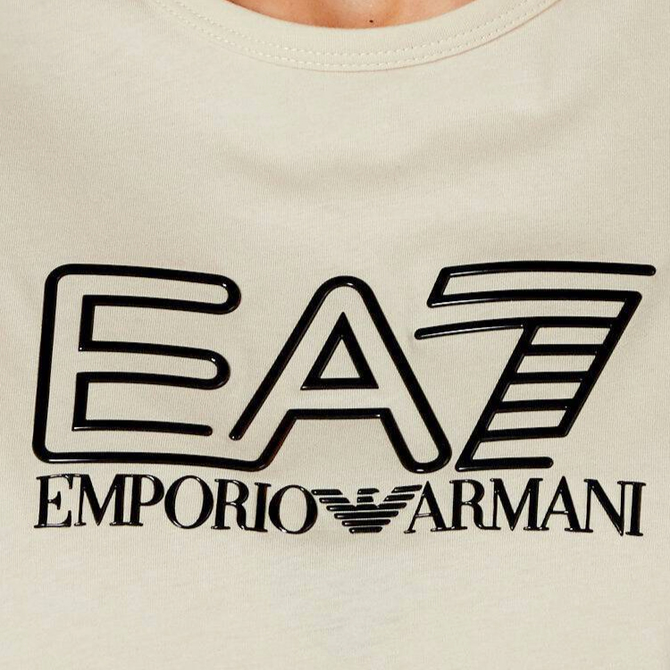 Tricou EA7 EMPORIO ARMANI TRAIN VISIBILITY W TEE SS XS Bej Femei photo 4