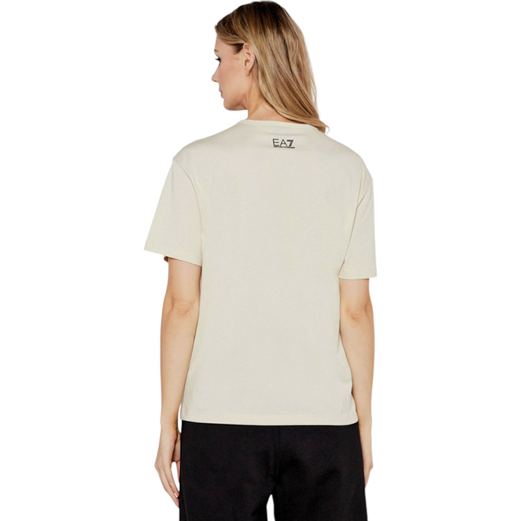 Tricou EA7 EMPORIO ARMANI TRAIN VISIBILITY W TEE SS XS Bej Femei photo 5
