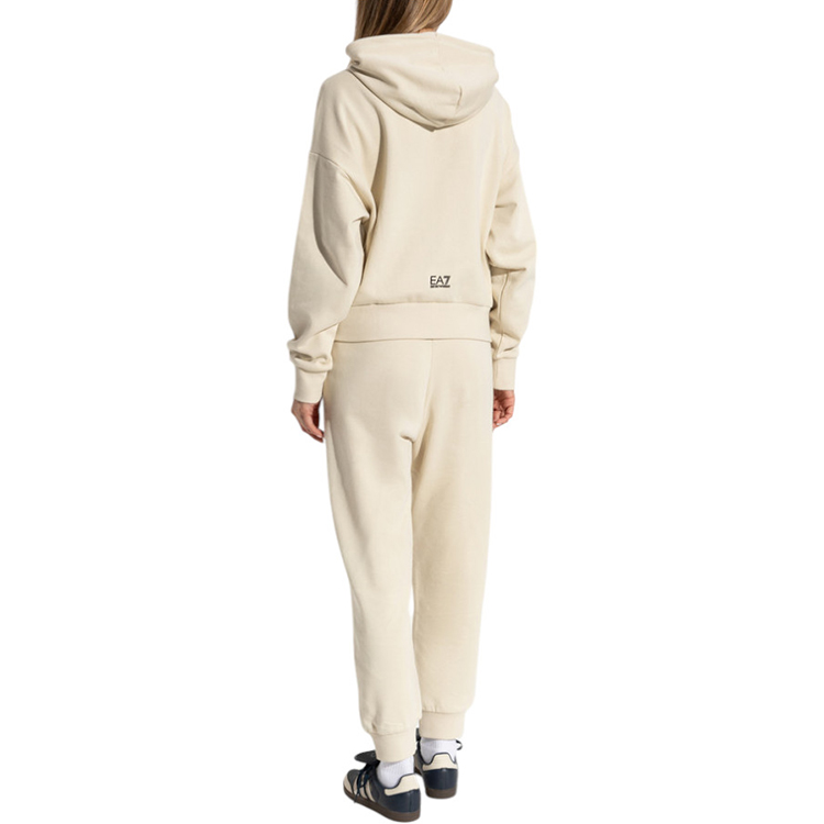 Costum Sportiv EA7 EMPORIO ARMANI TRAIN VISIBILITY W T-SUIT FZ C XS Bej Femei photo 2