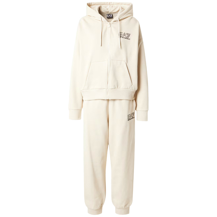 Costum Sportiv EA7 EMPORIO ARMANI TRAIN VISIBILITY W T-SUIT FZ C XS Bej Femei photo 4