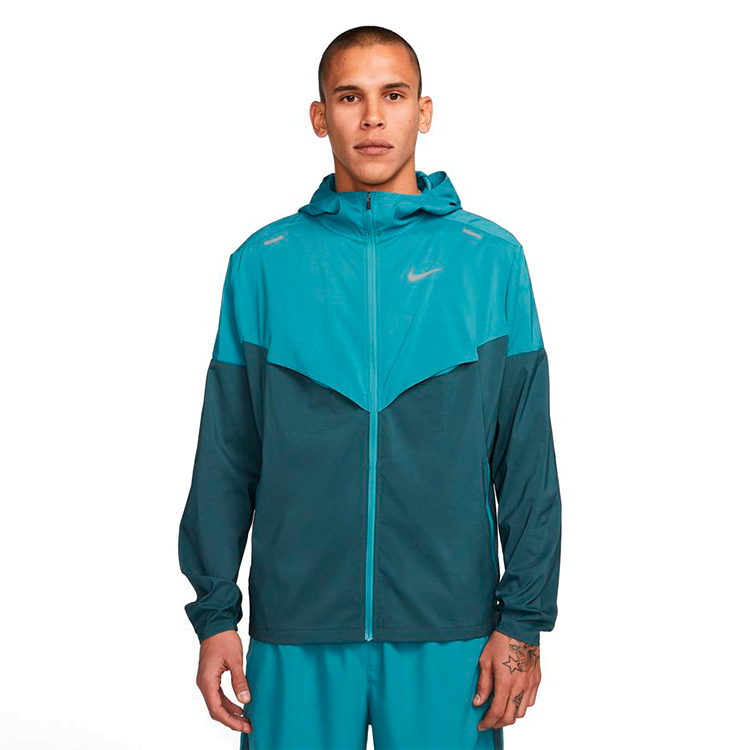 Мужская Ветровка Nike M NK RPL UV WINDRNNER JKT M-T Зеленый photo 1