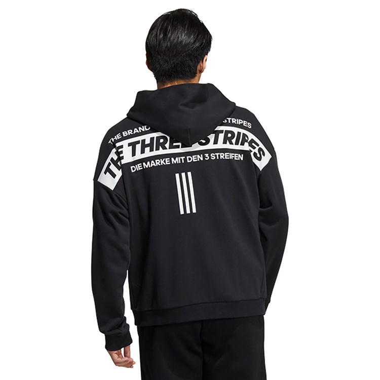 Мужская Толстовка Adidas M WRD SWT FZHD S Черный photo 2